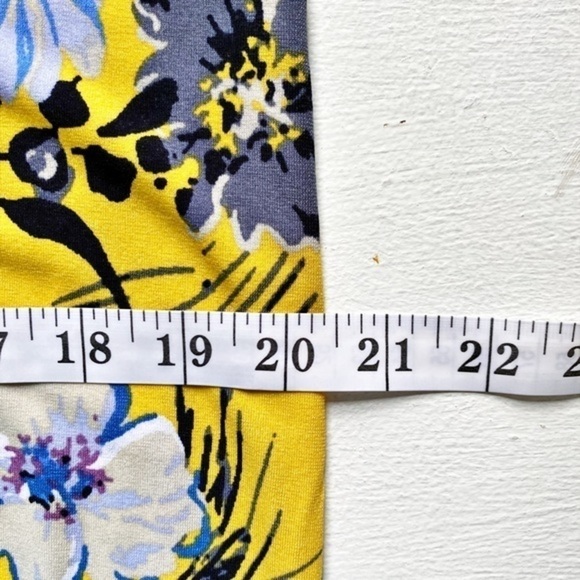 Alexandra + Oak Yellow Floral Midi Dress - Picture 7 of 11